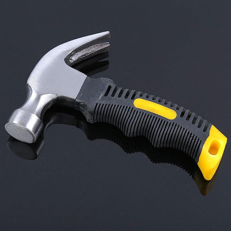 Product Introduction of Anti-shock and Non-slip Mini Claw Hammer Woodworking Plastic-coated Claw Hammer Multi-function Insta 47