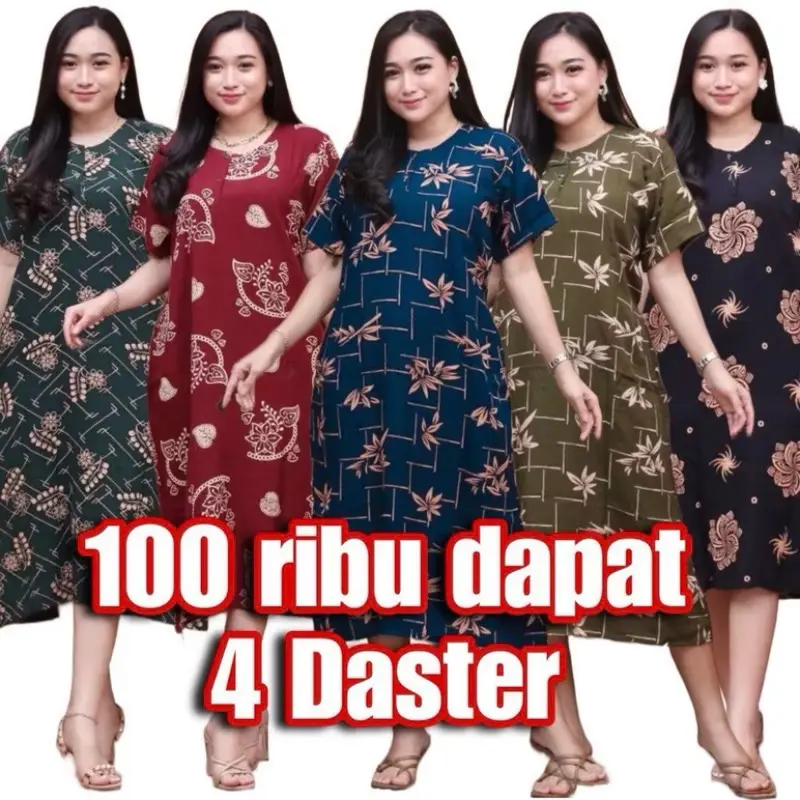 Daster Busui Bumil Bahan Rayon 100 Ribu Dapat 4 Paket Usaha 0