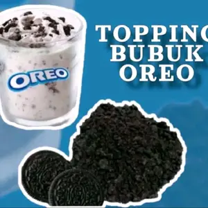 BUBUK OREO TOPING MINUMAN DAN BAHAN KUE REKOMENDASI TERMURAH