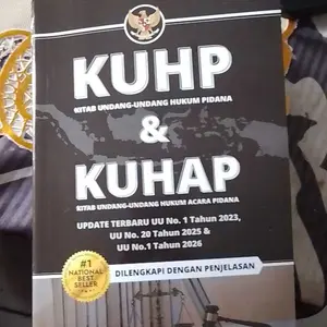 Buku KUHP & KUHAP Dilengkapi Dengan Penjelasan - Garda Cendekia