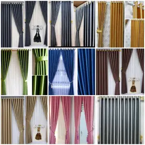 PAKET HEMAT 2 LEMBAR GORDEN POLOS GLOSSY SERAT SAFRON + FREE  STEAM UAP