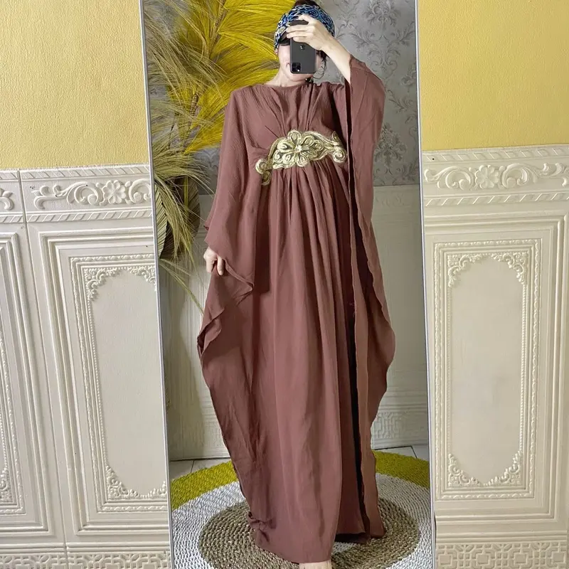Kaftan cringkel Idul fitri terbaru 2024 2