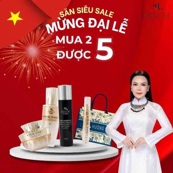 [MUA 2 ĐƯỢC 5]Combo Bộ Kem Dưỡng và Kem Chống Nắng Hương Thị