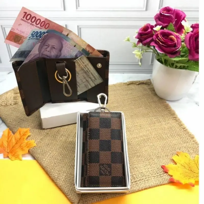 Dompet stnk Gantungan kunci konci mobil motor stnk high quality embos Kulit 1