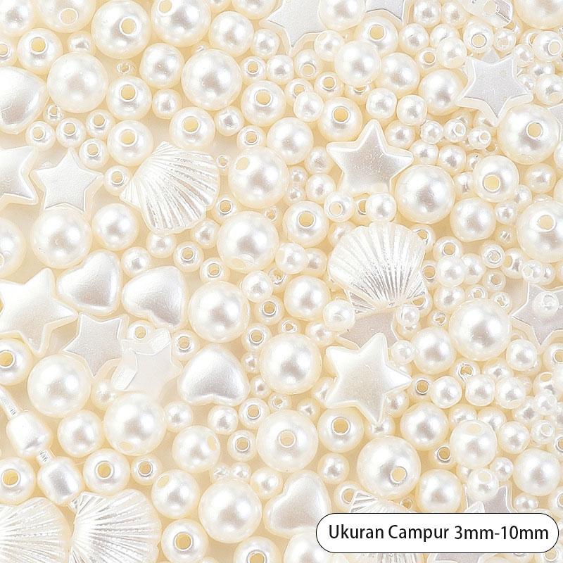 QIAO – Mix Size DIY Craft Beads 1000 pcs | Bahan Aksesoris untuk Gelang, Kalung & Dekorasi