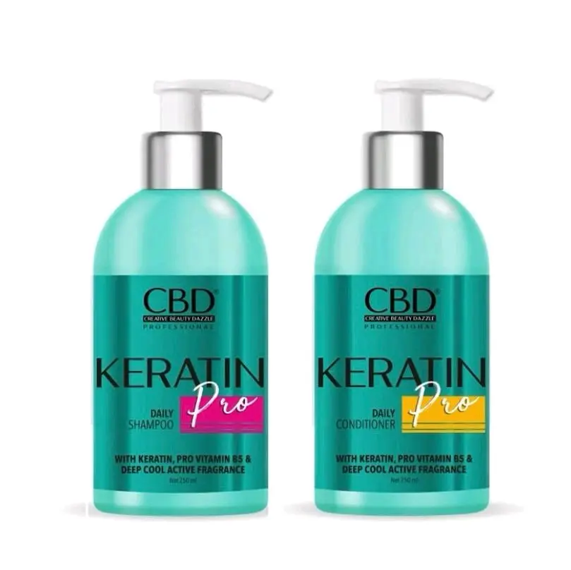 CBD Keratin Hijau Shampoo & Conditioner
