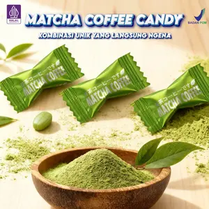Permen Matcha Coffee Viral Bebas Gula Rasa Matcha Yang Nikmat/Permen Halal Cocok Untuk Jadi Cemilan Santai Saat Sendiri Dan Berkumpul Dengan Keluarga dan Teman, Promo Rasa Matcha Yang Berbeda, 24Pcs 48Pcs 100Pcs 150Pcs
