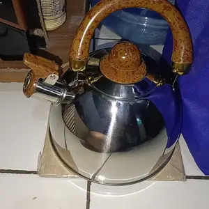 CMC[C-596]Teko Bunyi 2.5 Liter/Teko Pemanas Air /WHISTLING KETTLE FULL STAINLESS/ Teko siul Tea