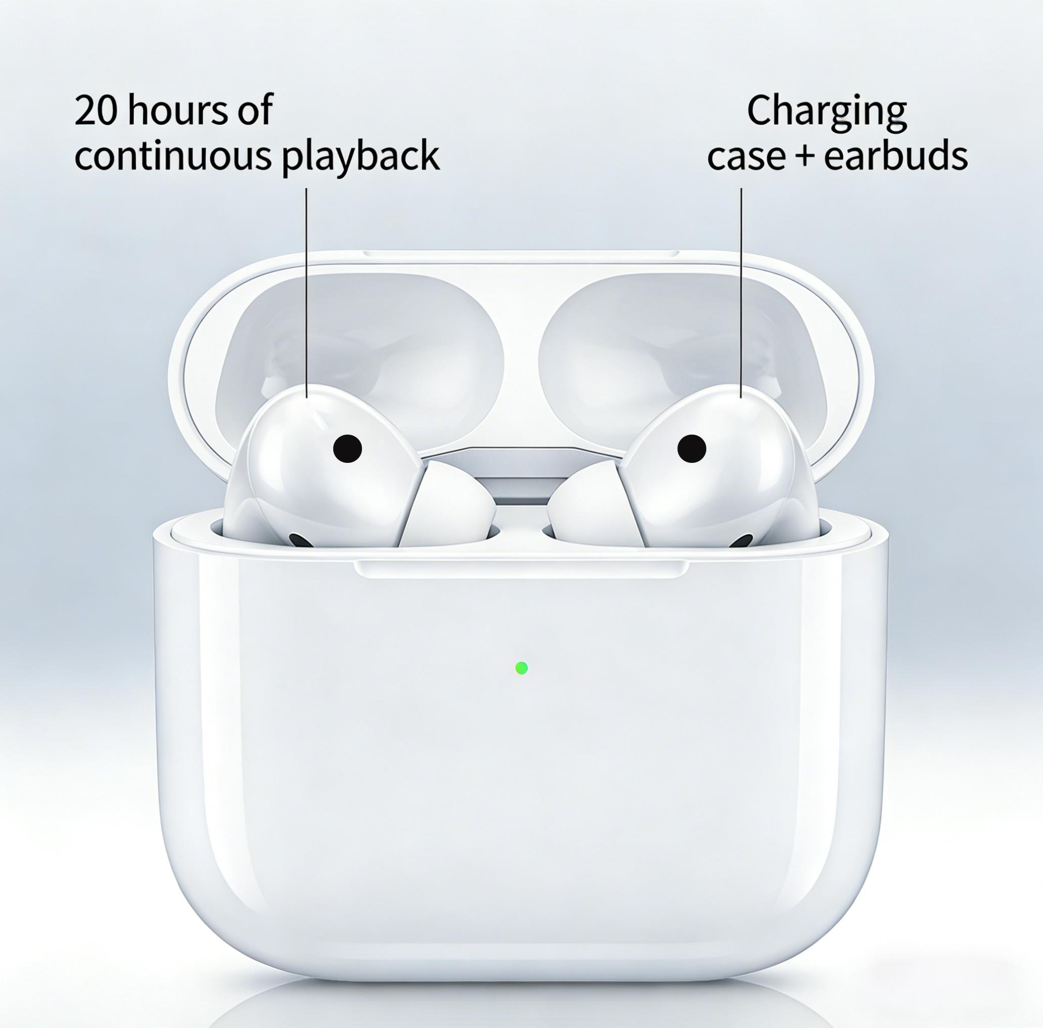 2026 NEW EMBEDRONE PHANTOM KU-33 Earphone Nirkabel, Anti Air Dalam, Baterai Tahan Lama, TWS, Bass Kuat, Surround 3D, Peredam Suara Cerdas, Gaming Esports, Panggilan, Musik, Serbaguna untuk Olahraga, Earphone Bluetooth Nirkabel