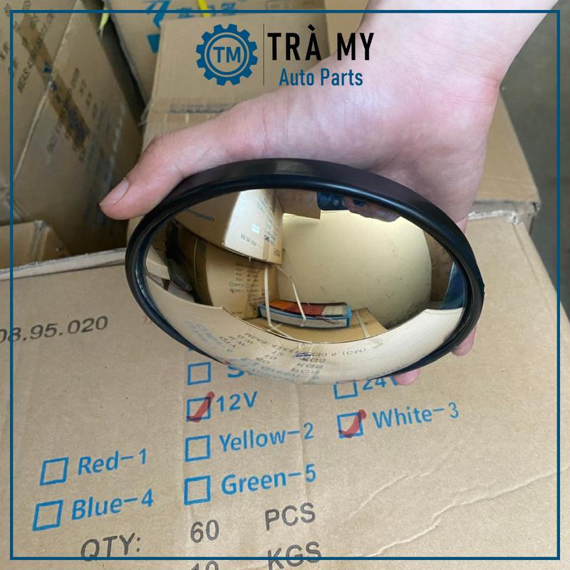 Gương chiếu hậu 1765 mặt lồi góc rộng xóa điểm mù cho xe tải xe ba gác 2