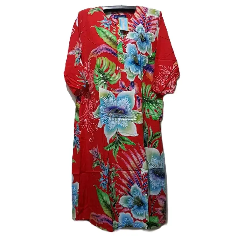 DASTER BATIK KODE 19 KENCANA UNGU LABEL BIRU 6