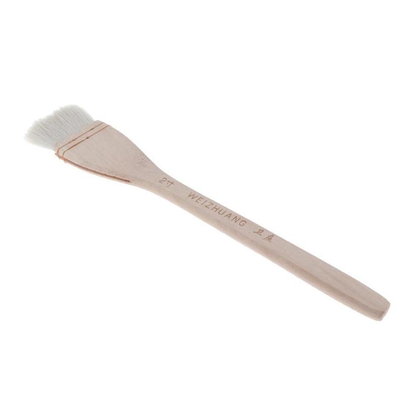 Cọ Vẽ, Cọ Chóp Phẳng Và Dài, Tay Cầm Bằng Gỗ, 2 Inch, Thích Hợp Vẽ Tranh Treo Tường 2