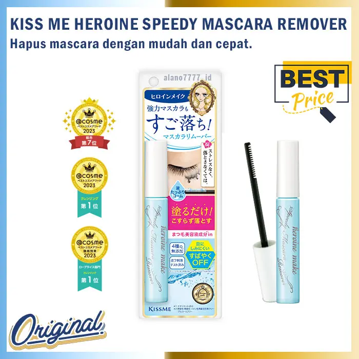 Kiss Me Heroine Make Speedy Mascara Remover Ori Japan - Pembersih Maskara