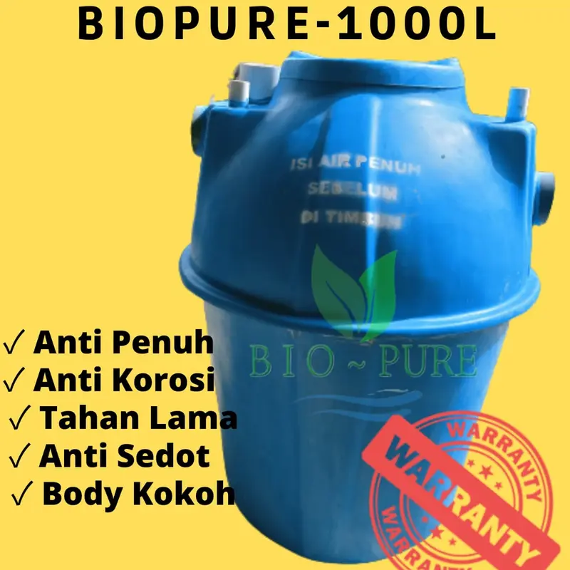 septic tank bio 1000 liter sepitengbiotech biotank biofil Termurah 1