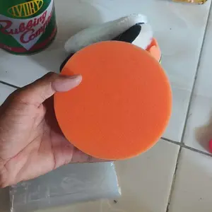 Set Busa Alat Poles Body Mobil 5 inch/125mm  Busa Pad Velcro Spons Mesin Poles Car Mobil motor bisa pakai mesin bor biasa atau tanpa kabel Baut M10 3 inch 4 inch