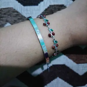 Gelang Slim polos Wanita Titanium Anti Karat Anti Hitam Fashion Accessories - Aksesoris, Elegan