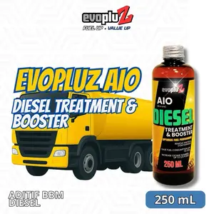 Evopluz AIO Diesel Treatment | Melarutkan Air Solar + Decontaminant | Penghemat Solar 20–30% | Solar Keruh Jadi Bening