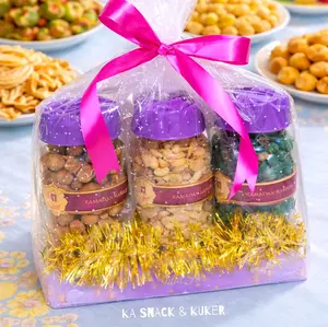 KA SNACK & KUKER Snack Bundling Lebaran Paket Lebaran dengan 3 Jenis Snack Favorit untuk Lebaran