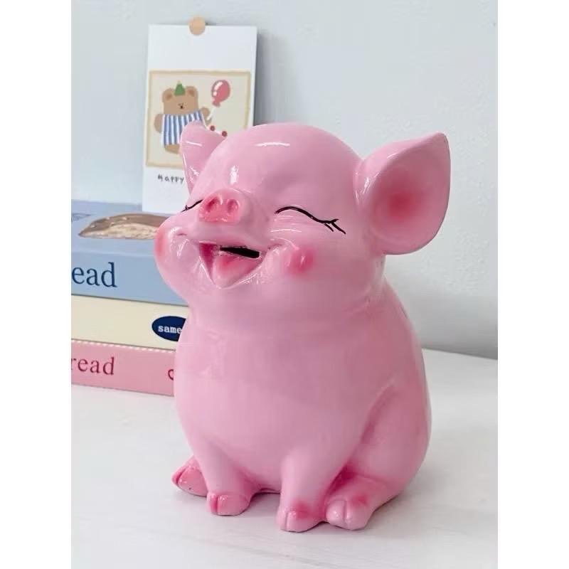 SIZE LỚN heo tai vểnh 30cm heo đất tiết kiệm, làm quà, decor 2