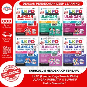 Buku LKPD Ulangan Sumatif & Formatif Semester 1 dan 2 Kelas 1-6