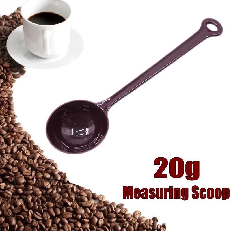 Muỗng đo cà phê 20 g tay dài, muỗng nhựa đựng bột trái cây và cà phê espresso,…