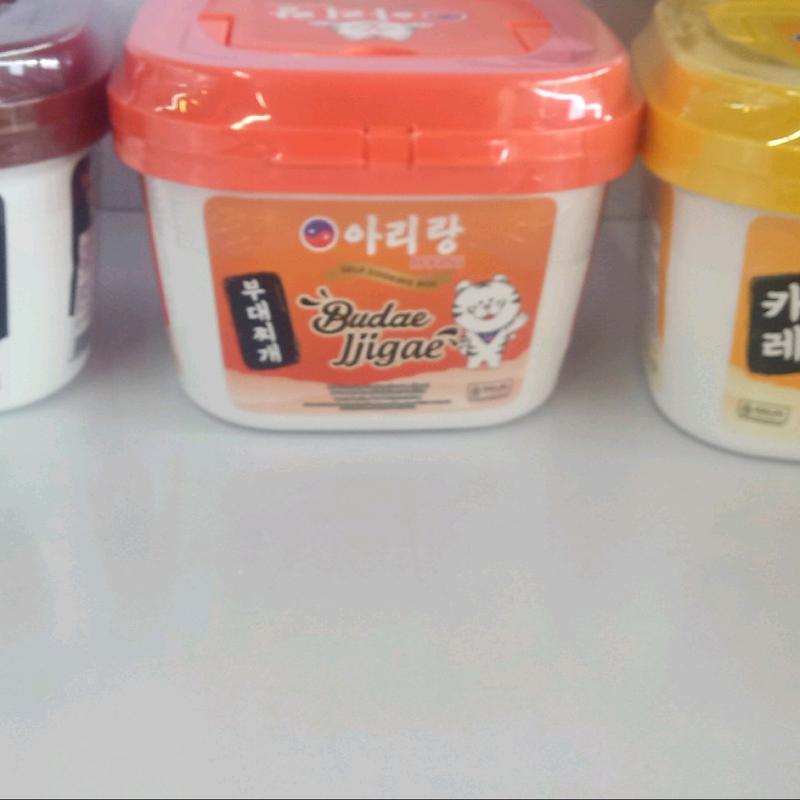 Mie Arirang Budaejigae Curry Self Cooking 2Box - kuah, Noodles Instan Pedas 2