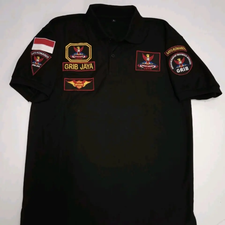Kaos Polo Grib Jaya Kerah Lengan Pendek Pull Atribut untuk Pria - Distro