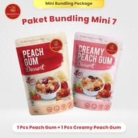 Gambar Mamacia Treats Paket Bundling MINI 7 : Creamy Peach Gum Dessert + Peach Gum Dessert - Mini CPG + Mini PG dari Mamacia Treats Kota Surabaya 1 Tokopedia
