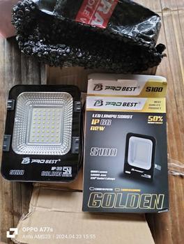 Product Review of Lampu sorot led/lampu tembak led 100 watt putih super bright - merk Probest Golden from A**k 0