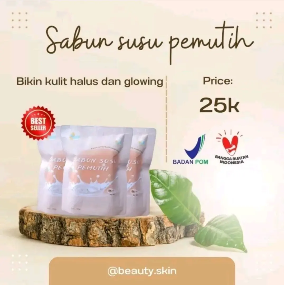 SABUN SUSU PENCERAH KULIT BY SSP ORIGINAL 100% Mencerahkan