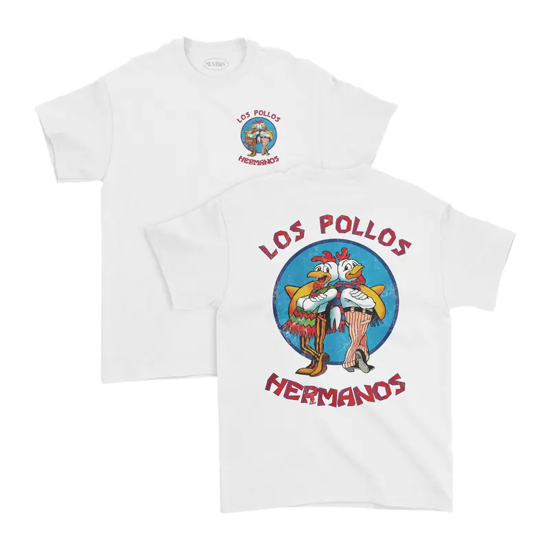 Kaos Film Breaking Bad - Los Pollos Hermanos Movie T-shirt 0