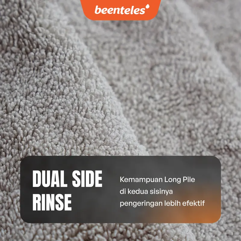 Drying Towel Microfiber Untuk Pengering Cuci Motor Mobil | Lap Microfiber 40x40 - BEENTELES 2