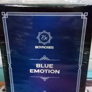 Boyroses Parfum Blue Emotion 100ml untuk Pria Aroma Tahan Lama dengan Lemon & Jasmine Cocok untuk Siang Malam