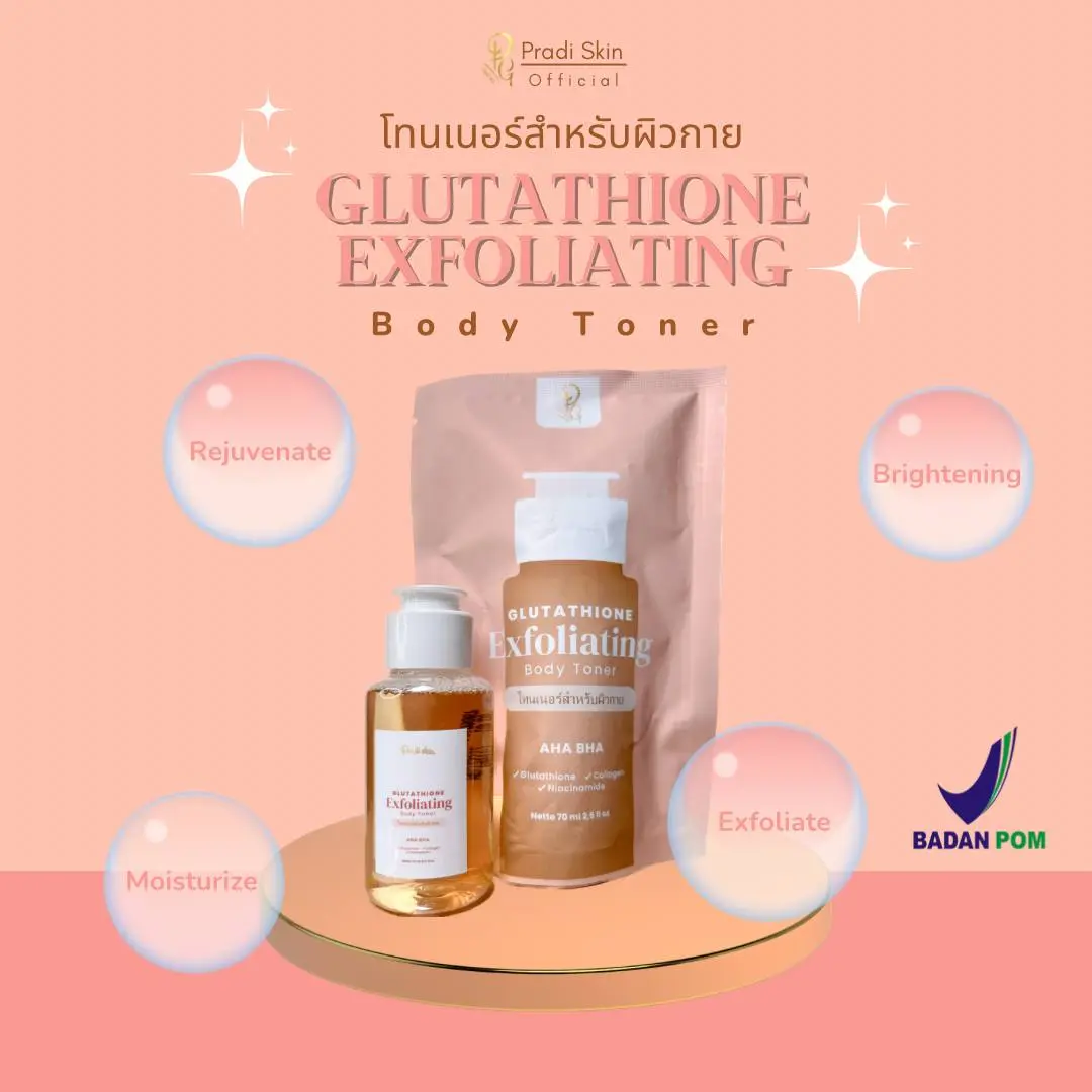 Glutathione Exfoliating Body Toner Pradiskin