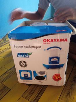 Product Review of Rice Cooker Penanak Nasi Magicom  1 Liter Okayama OK-105 from W**a ** 0