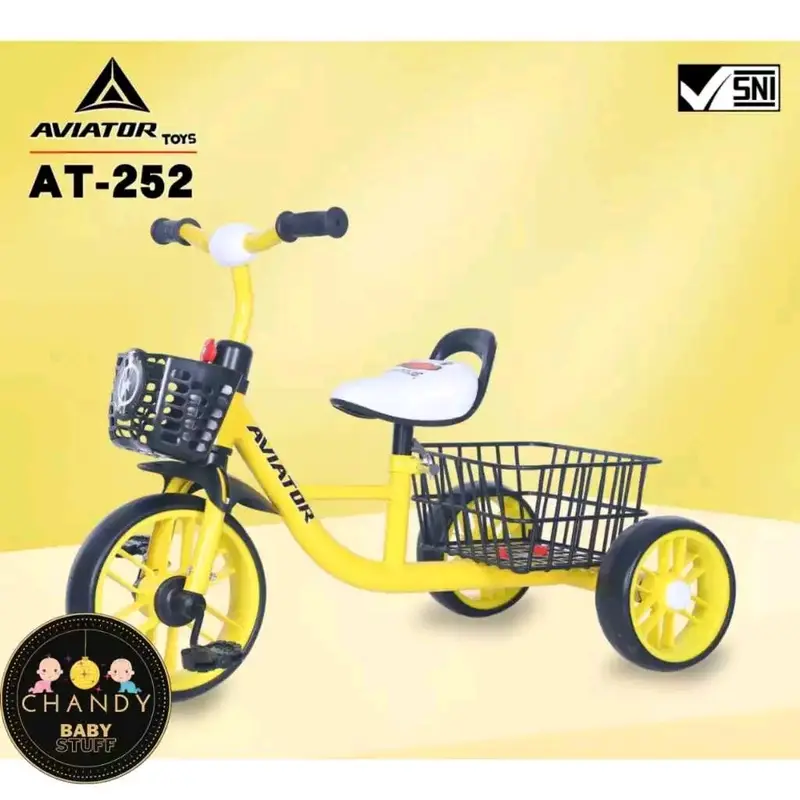 SEPEDA ANAK RODA TIGA TERBARU TRICYCLE AVIATOR AT 252 6
