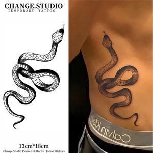 Hình Xăm Tạm Thời, Thiết Kế Cánh Tay Hoa Python, Lâu Trôi Trong 15 Ngày, Không Thấm Nước, Không Lo Bị Ma Sát, Kèm Miếng Dán Hình Xăm