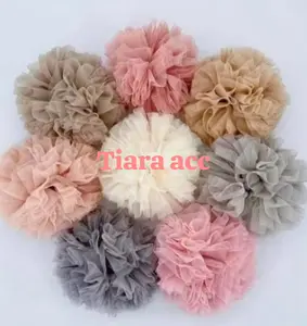 Ikat Rambut Scrunchie Cepol Hijab Tile Tille Jumbo / Ikat Rambut Hijab scrunchie tile