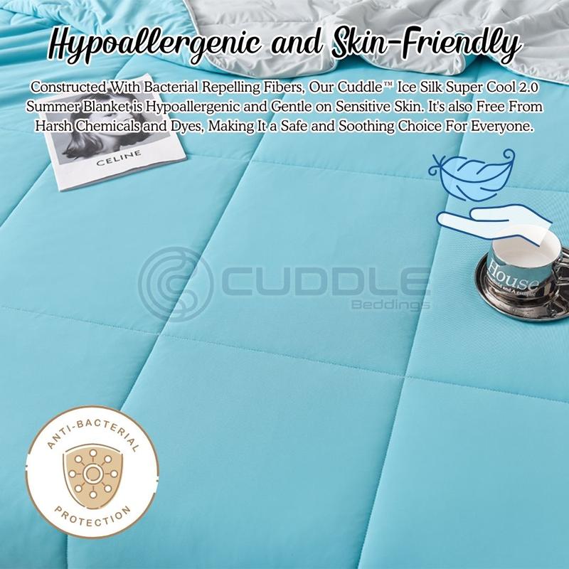 Product Introduction of Cuddle Ice Silk Super Cool 2.0 Summer Blanket / Super Cooling Icesilk Summer Blanket 20