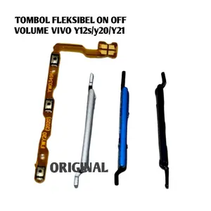tombol untuk Vivo Y12s / Vivo Y20 / Vivo Y21 original flexible on off volume luar dalam fleksibel power pengganti 1 set