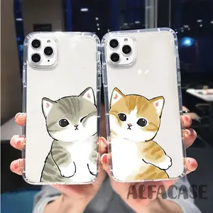 ALFACASE CASE COUPLE KUCING UNTUK TYPE HANDPHONE OP*O  VI*O  SAMS*NG RE*MI  INFI*IX  REA*ME  IPH*NE  PO*O SILIKON