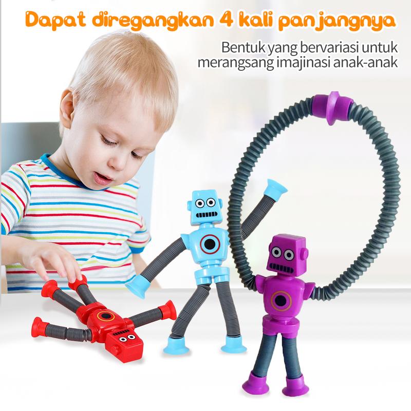 Product Introduction of LAKOE Lampu Piala hisap robot Mainan Tabung dekompresi puzzle Mainan 13