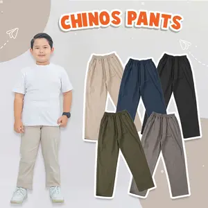 Vitto Kidswear Celana Anak Chino Panjang STANDAR Laki-laki Perempuan Usia 1-15 Tahun Cotton Twill Standar Nyaman Gaya Trendy