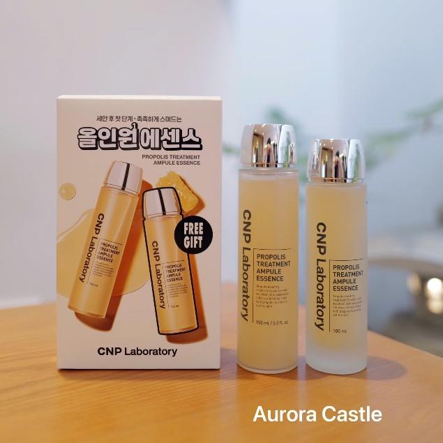 Full Box 2 chai - Toner cân bằng da chiết xuất keo ong CNP 100ml + 150ml