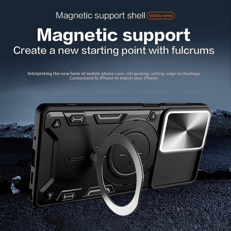 Product Introduction of Shockproof Armor Phone Case For VIVO Y21 Y21s Y21t Y21g Y21a Y21e Y33s Y32 Y33t T1x Holder Casing Camera Protection Sliding Hard Back Cover New Design V2111  V2110  V2135  V2152  V2109  V2158A  V2143 4