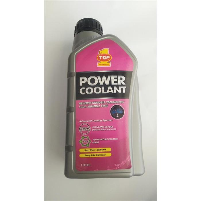 Gambar Air Radiator Power Coolant Top One Merah 1 Liter dari JayaRayaParts Kab. Tangerang Tokopedia