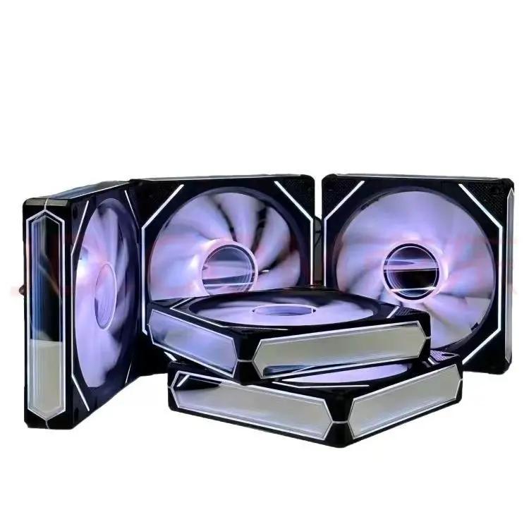 Quạt tản nhiệt vỏ máy Prism 6 Pro ba mặt hiệu ứng ánh sáng vô cực, 12 cổng COM, hiệu ứng ánh sáng ARGB thần kỳ