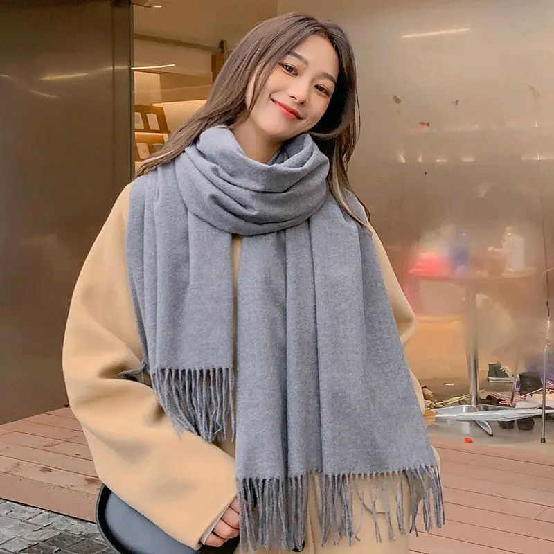Syal Korea Cashmere Thin Immitation Fashion Winter Autumn Musim semi/pashmina/kerudung/hijab Selendang 3
