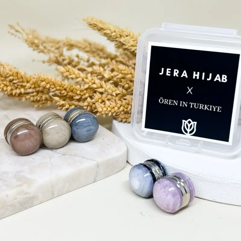￼Bros Magnet Hijab Original Turki (Pin Magnet) 12mm - Syafeea Series Jera Hijab (Harga satu pcs)