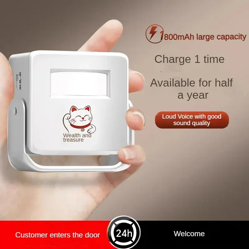 Cảm biến chuông cửa, Nhắc nhở vào và ra, Ding Dong của siêu thị, Chuông cửa chào mừng, Nhắc nhở bằng giọng nói tự động khi vào cửa hàng